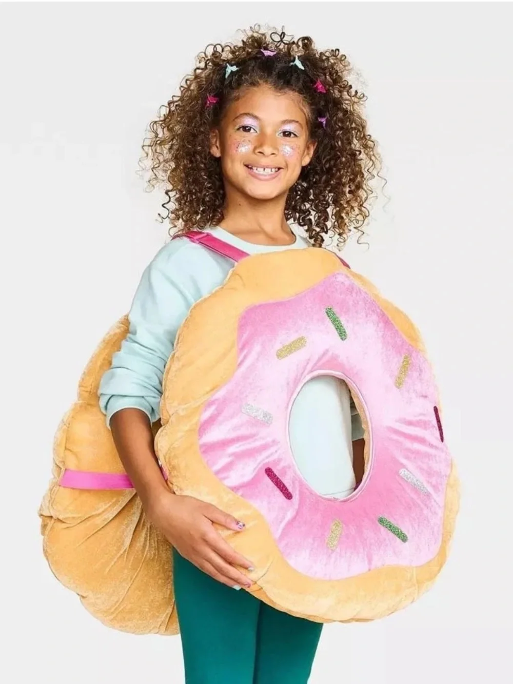 NWT Kids Hyde and Eek DONUT Plush Halloween Costume 6-18 years